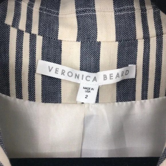 Veronica Beard Striped Geneva Blazer And Carito Short Set Size XS/2 - Picture 10 of 13